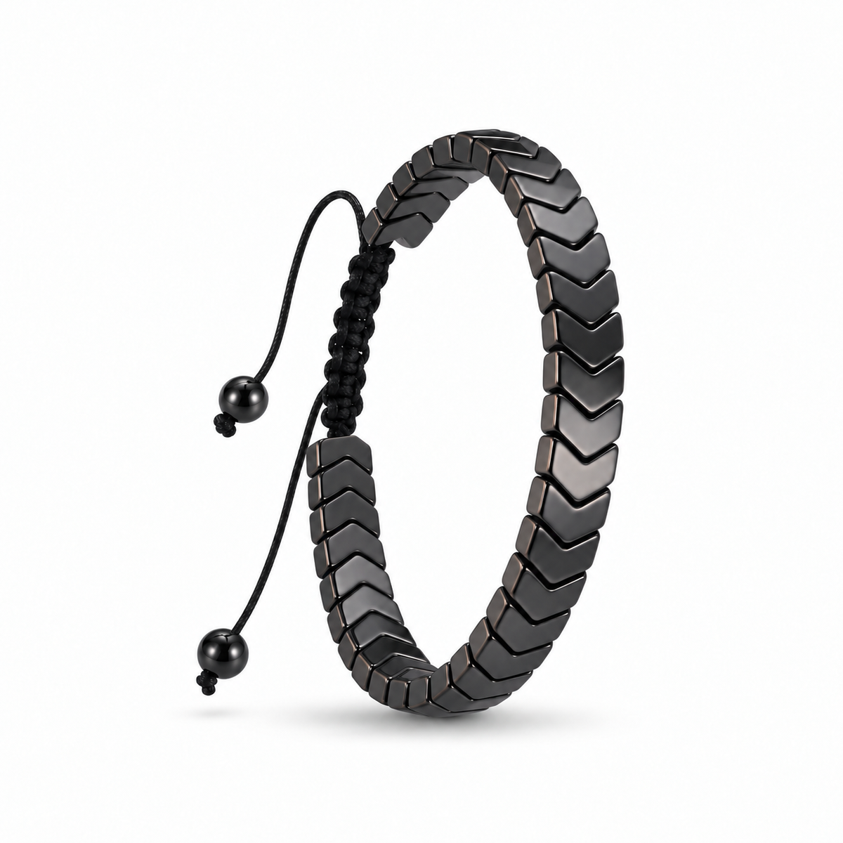 Iron Vanguard Adjustable Hematite Bracelet for Men