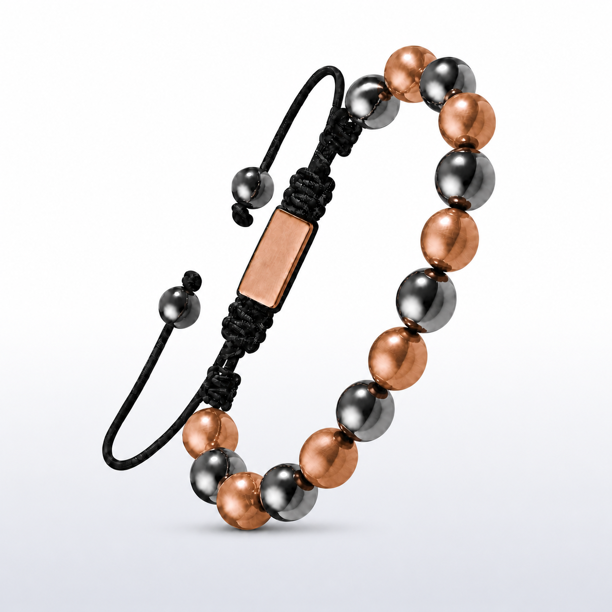 HematiteForce Iron Core Stretch Hematite Bracelet for Men