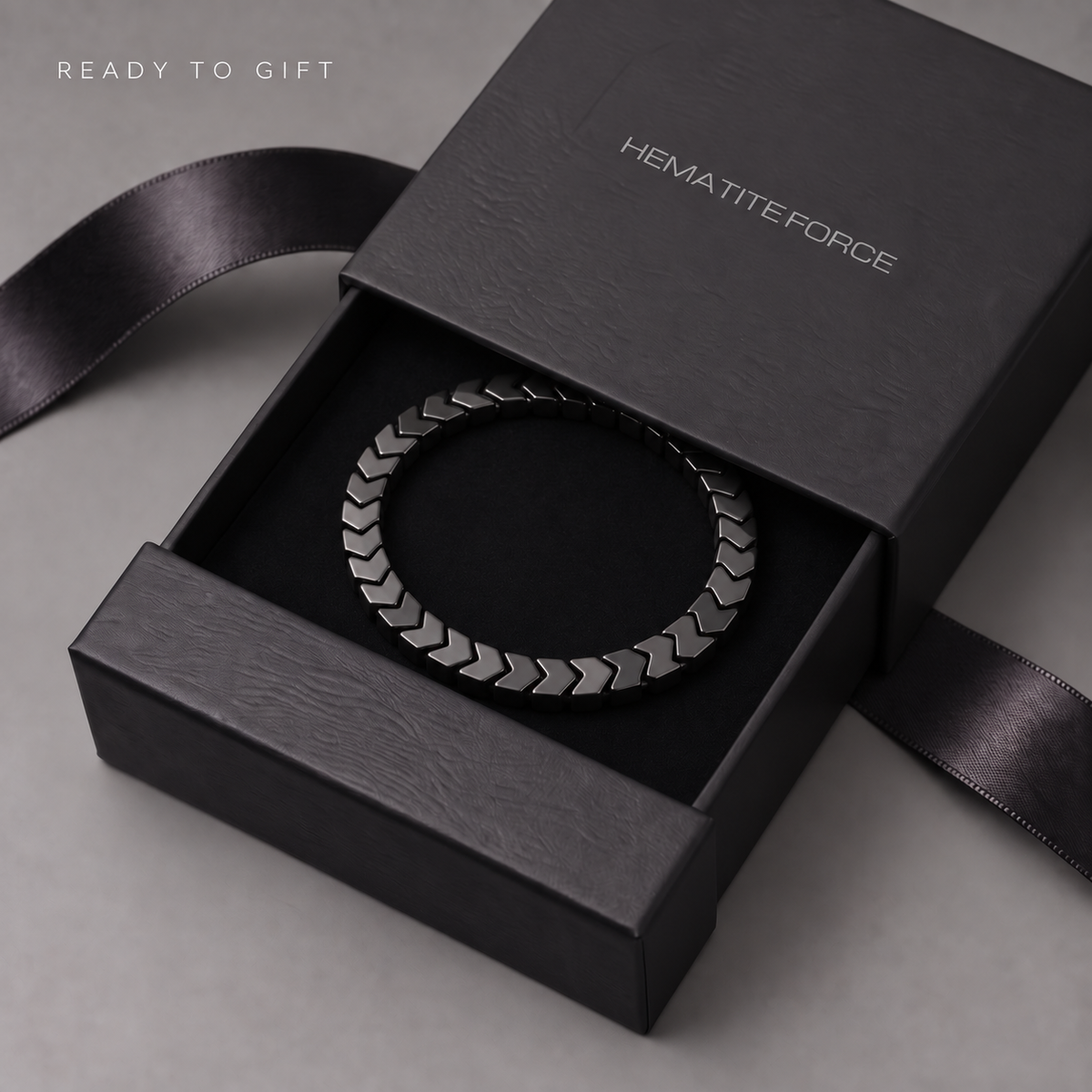 Iron Vanguard Adjustable Hematite Bracelet for Men
